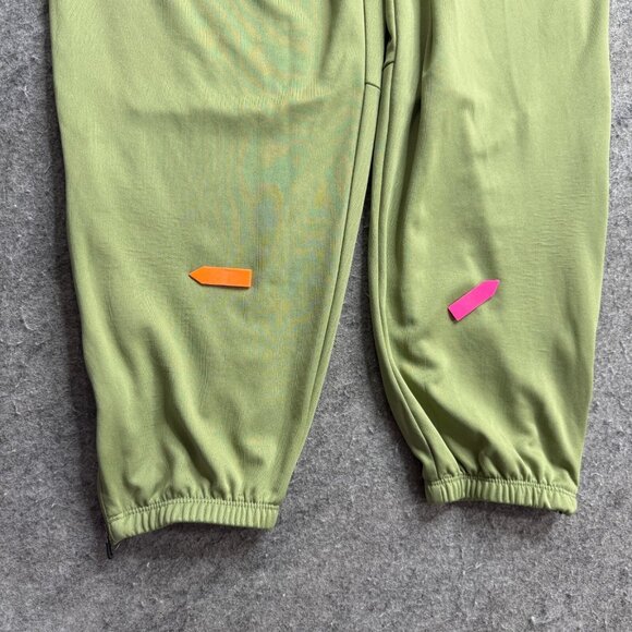 Nike Dri-FIT Challenger Woven Running Pants Men M Green 27" Ankle Zip Tapered - Picture 3 of 16